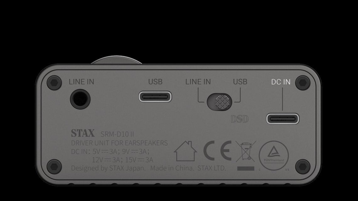 Stax SRM-D10 II Geräte-Rückseite