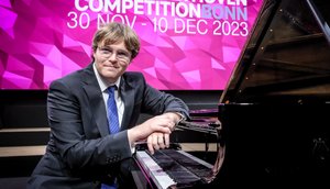 Sieger im Beethoven-Wettbewerb: Caleb Borick. Foto: Norbert Ittermann