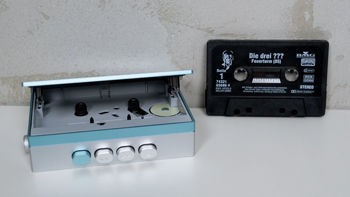FiiO CP13 mit Test-Hörspielcassette
