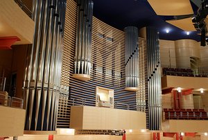 Die Kuhn-Orgel in der Essener Philharmonie. Foto: Sven Lorenz
