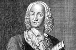 Antonio Vivaldi im Kupferstich von La Cave  aus dem Jahr 1725