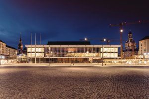 Stammhaus der Dresdner Philharmonie: der Kulturpalast. Foto: Nikolaj Lund