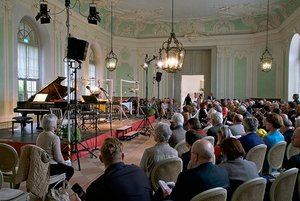 Schwetzinger SWR Festspiele, vor einem Konzert im Jägersaal. Bild: SWR/SSF/Matthias Wittig
