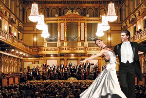 Strauss-Gala der K&K Philharmoniker und des K&K Ballett, hier im Musikverein Wien. Foto: DaCapo/Lehmann