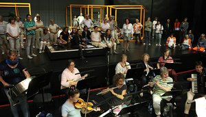 Oper Dortmund Bürgeroper HEJ STADT Ensemble. Foto: Sigrid Kreische 