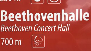 Sehr viel länger als 700 Meter ist der Weg zur Fertigstellung der Beethovenhalle nach der aktuellen Sanierung. Im kommenden Jahr steht sie auch nicht zur Verfügung. 