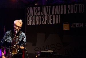 Bruno Spoerri bei Jazz Ascona. Foto: Massimo Pedrazzini/JazzAscona
