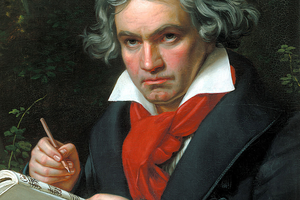 Porträt von 1820 von Josef Karl Stieler (1781-1851) - Auschnitt; das wohl berühmteste Beethoven-Porträt. Copyright: Beethoven-Haus Bonn 