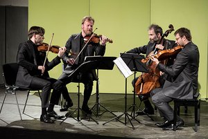 Das Zemlinsky Quartett beim Heidelberger-Frühling. Foto: studio-visuell