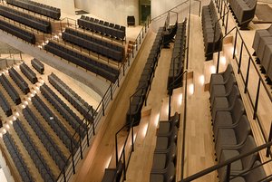 Blick auf die Zuschauerplätze der Elbphilharmonie. Foto: Michael Zapf 