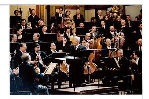 Bernard Haitink und die Wiener Philharmoniker. Foto: Historisches Archiv der Wiener Philharmoniker 