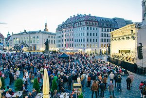 Dresdner Musikfestspiele unter freiem Himmel. Foto: Killig