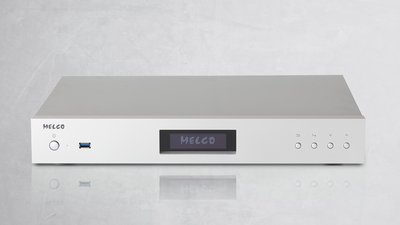 Melco N50-H60 Frontansicht mit OLED-Display 