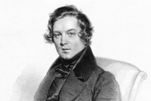 Robert Schumann 1839. Lithografie von Josef Kriehuber