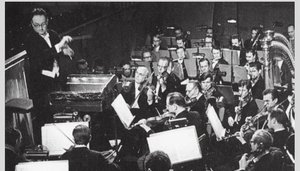 Siegfried Kurz im Orchestergraben Dresden ca. 1972-1978. Foto: Erwin Döring