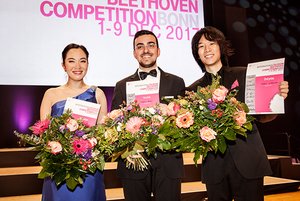 Beethoven Competition Bonn, Finalteilnehmer 2017. Foto: Dan Hannen