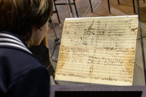 Partitur von "Oh Ewigkeit, du Donnerwort". Foto: Bach-Archiv Leipzig/Jens Schlüter