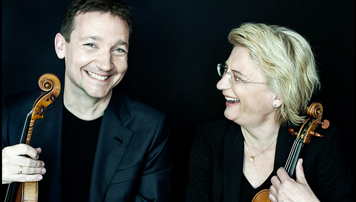 Antje Weithaas und Oliver Wille. Foto: Giorgia Bertazzi