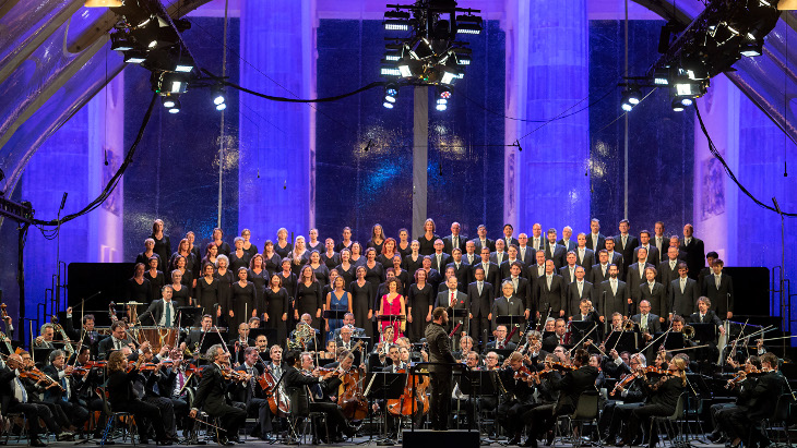 Im August dirigierte Kirill Petrenko Beethovens Neunte mit den Berliner Philharmonikern am Brandenburger Tor. Foto: Monika Rittershaus