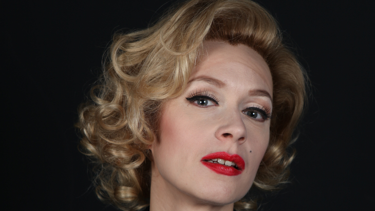 Marie Smolka als Marilyn. Foto: Karger