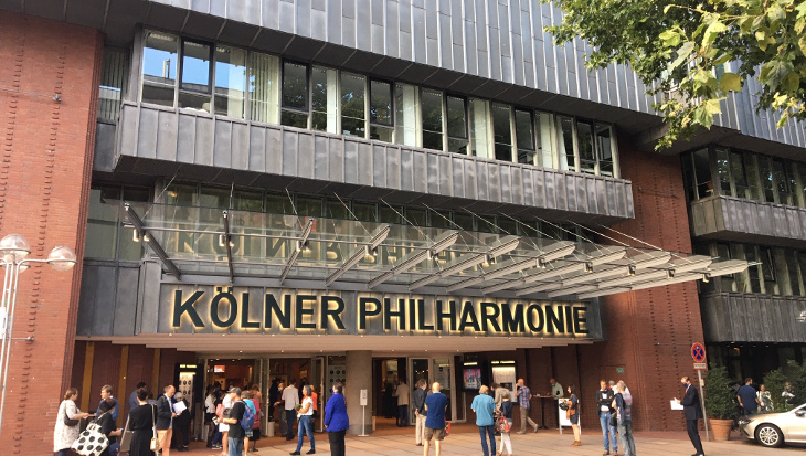 Die Kölner Philharmonie.