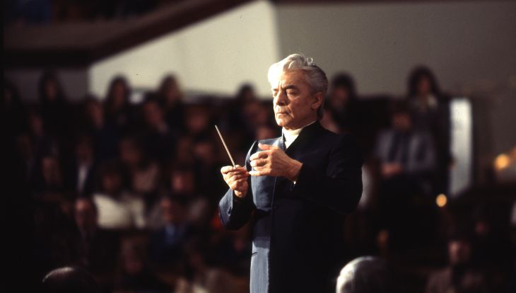 Karajan im Silvesterkonzert mit den Berliner Philharmonikern 1978. Bild: Unitel