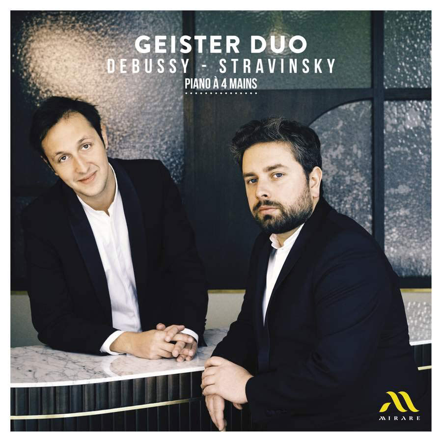 Das Geister Duo spielt auf seinem zweiten Album Werke von Debussy und Strawinsky.