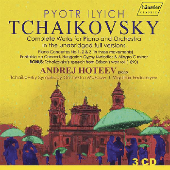 Andrej Hoteev | Tschaikowski: Sämtliche Werke für Klavier und Orchester