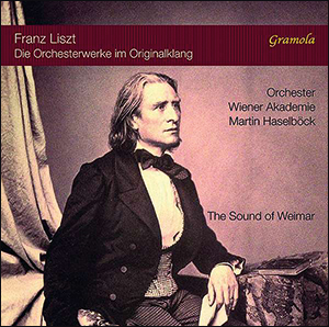 CD-Cover, The Sound of Weimar, Franz Liszt, Die Orchesterwerke im Originalklang