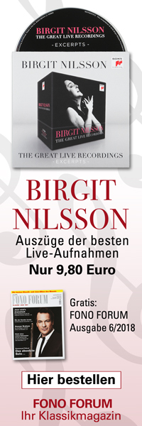 Birgit Nilsson CD - Live Auszüge mit Gratis-Heft