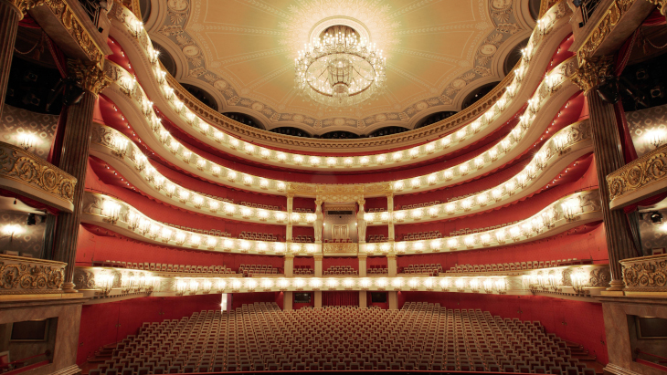 Zuschauerraum der Bayerischen Staatsoper. Bild: Wilfried Hösl