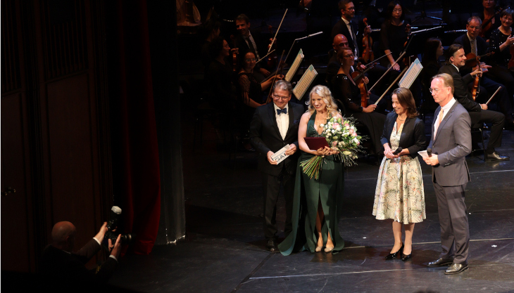 Kohut-Preis-Verleihung an Victoria Kunze. Bild: Kristin Niemann