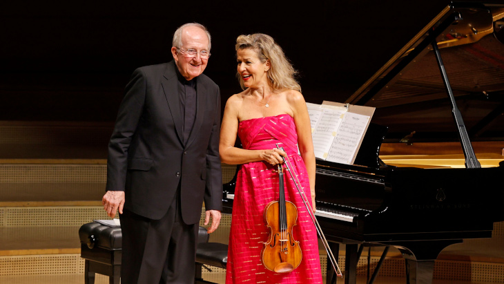 Anne-Sophie Mutter und Lambert Orkis. Foto: Peter Wieler/Klavierfestival Ruhr