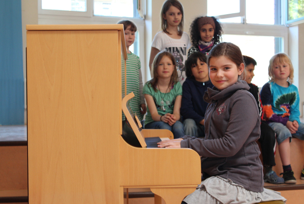 Klaviere für Grundschulen. Foto: Carl Bechstein Stiftung