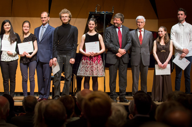 Preisträger der Kronberg Academy bei Frankfurt. Foto: Patricia Truchsess