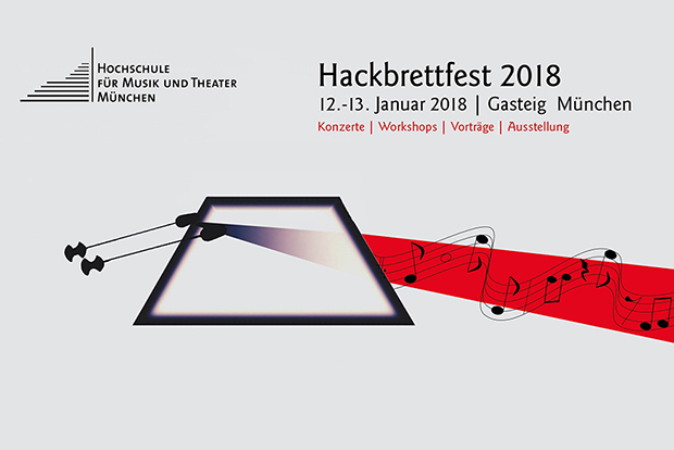 Offizielles Motiv für das erste Hackbrettfest an der Münchner Hochschule. Bild: Hochschule für Musik und Theater München