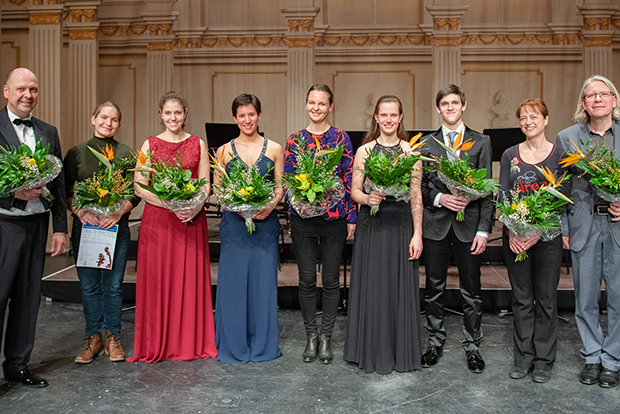 Preisträger und Dozenten der Meisterkurse Bad Elster. Foto: Jan Brauer