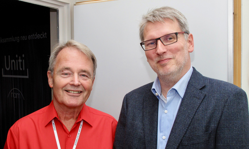 Wolfgang Borchert (links) und René Blievernicht (Bild: STEREO)