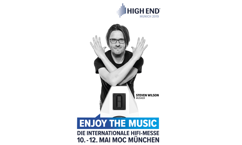 Plakatmotiv mit Steven Wilson (Bild: High End Society)