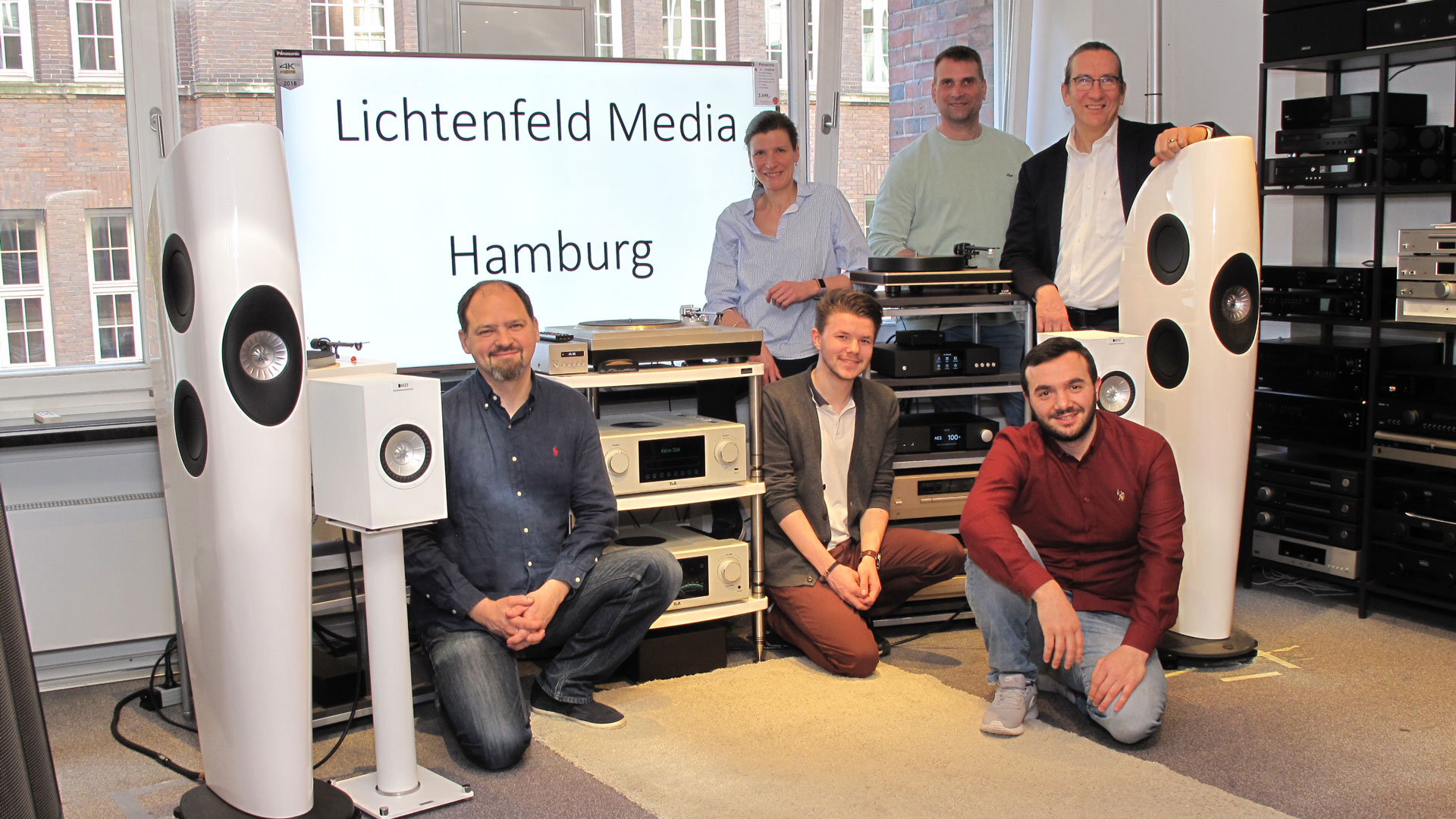 Das Team von Lichtenfeld Media in Hamburg