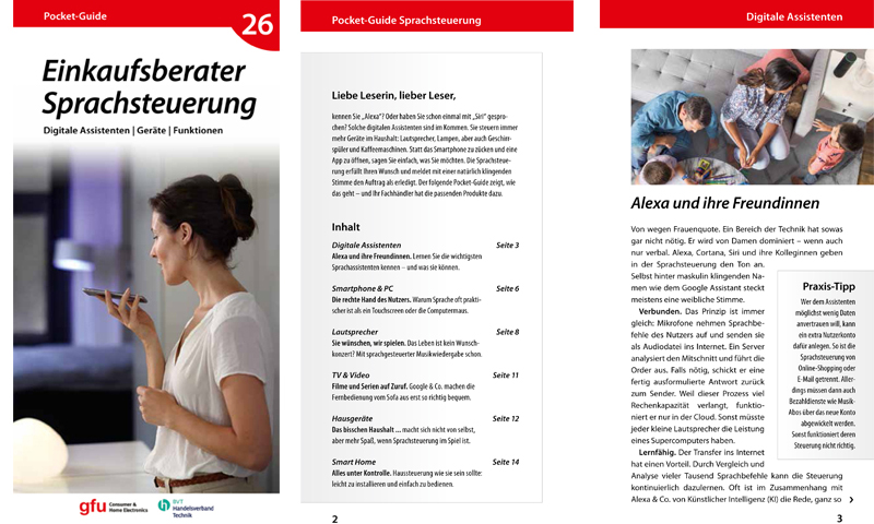 Pocket Guide „Sprachsteuerung“ (Bild: gfu)