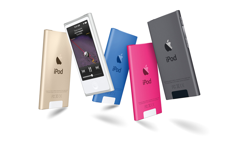 Farbenfroh: der iPod nano (Bild: Apple)