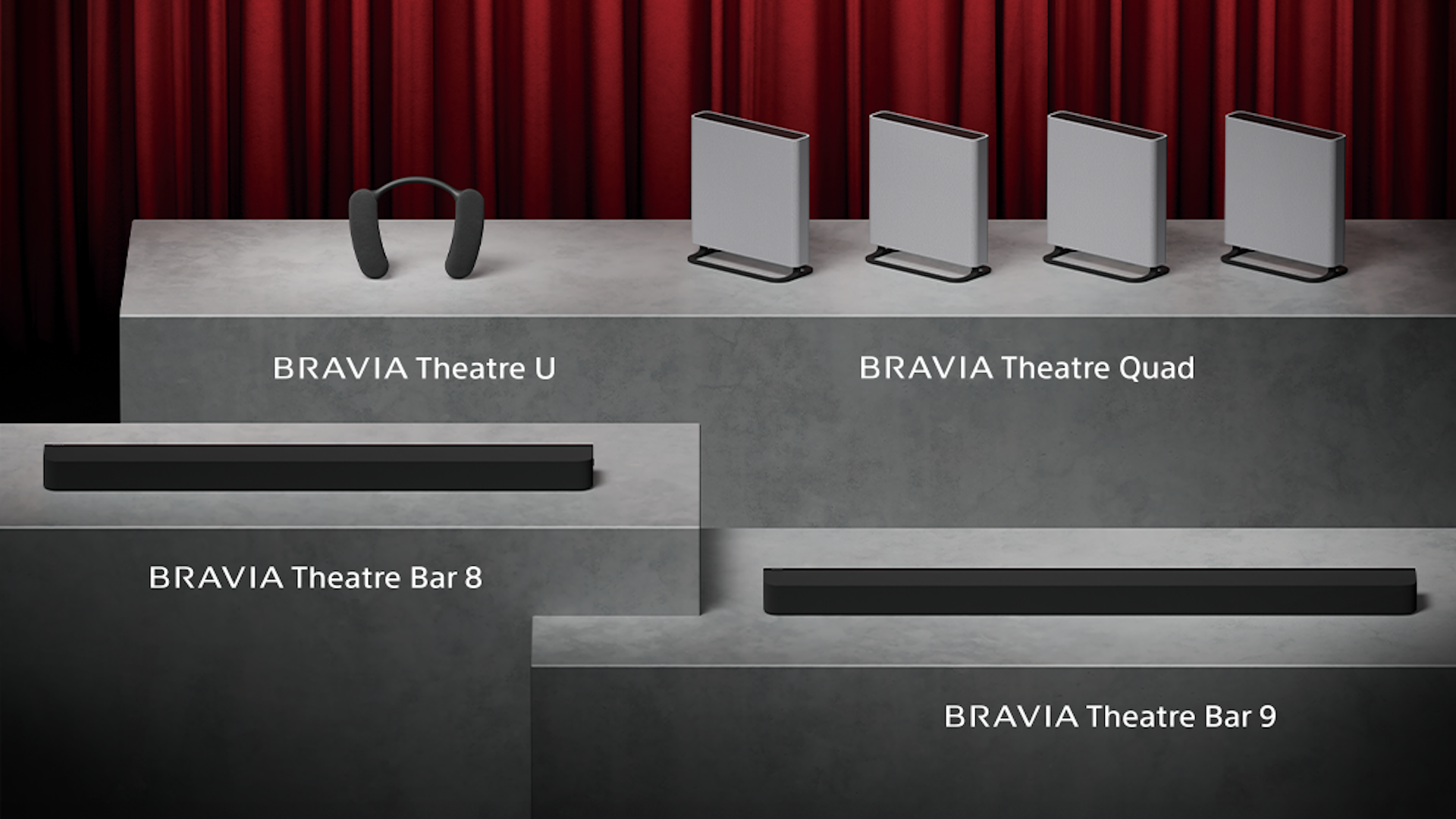 Sony BRAVIA-Audio-Produktlinie will für Heimkinosound wie im Kino sorgen (Bild: Sony).